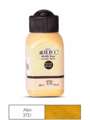 Artdeco 75 Ml Akrilik Boya Metalik Altın 71ı-3721