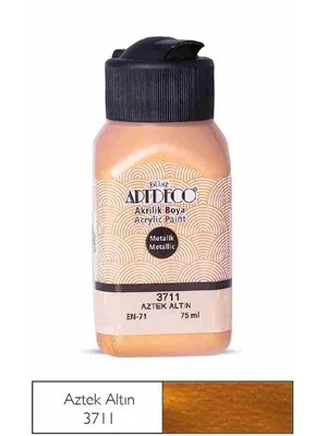 Artdeco 75 Ml Akrilik Boya Metalik Aztek Altın 71ı-3711