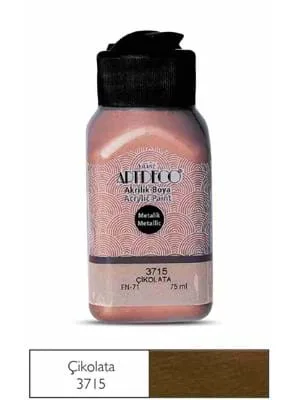 Artdeco 75 Ml Akrilik Boya Metalik Çikolata 71ı-3715