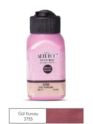 Artdeco 75 Ml Akrilik Boya Metalik Gül Kurusu 71l-3755