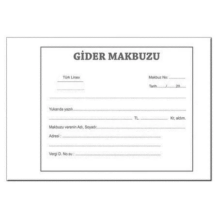 Altınyıldız 14x20 Gider Makbuzu Otokopili