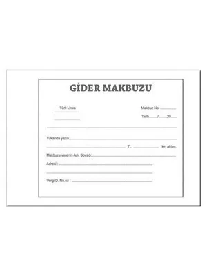 Altınyıldız 14x20 Gider Makbuzu Otokopili