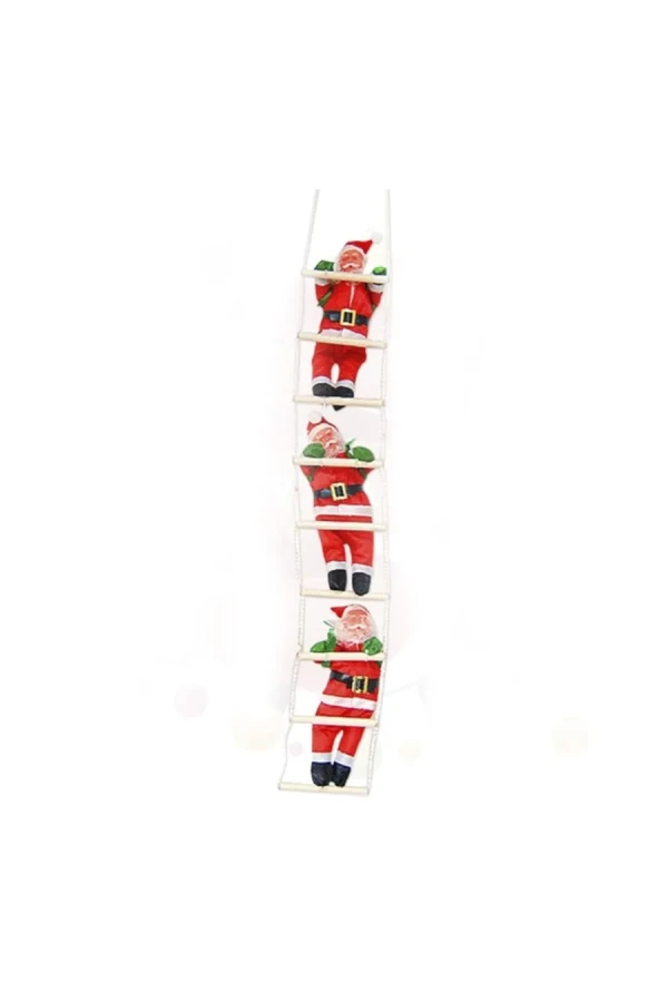 Nedi Yılbaşı Süsü Noel Baba Merdivene Tırmanan 25 Cm 3"li Cx294a