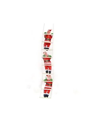 Nedi Yılbaşı Süsü Noel Baba Merdivene Tırmanan 25 Cm 3"li Cx294a