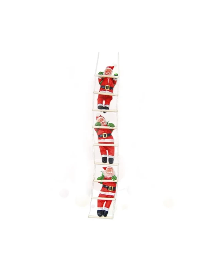 Nedi Yılbaşı Süsü Noel Baba Merdivene Tırmanan 25 Cm 3"li Cx294a