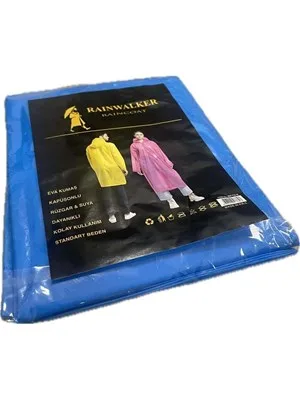 Rainwalker Eva Kumaş Kapüşonlu Yağmurluk Gri Rw-y03-g