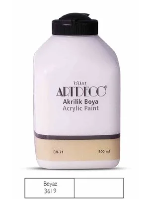 Artdeco 500 Ml Akrilik Boya Beyaz 70l-3619