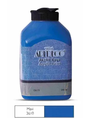 Artdeco 500 Ml Akrilik Boya Mavi 70l-3610