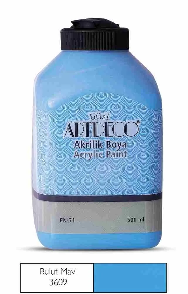 Artdeco 500 Ml Akrilik Boya Bulut Mavi 70l-3609