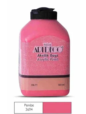 Artdeco 500 Ml Akrilik Boya Pembe 70l-3604