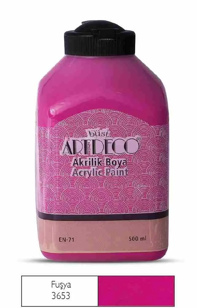 Artdeco 500 Ml Akrilik Boya Fuşya 70l-3653