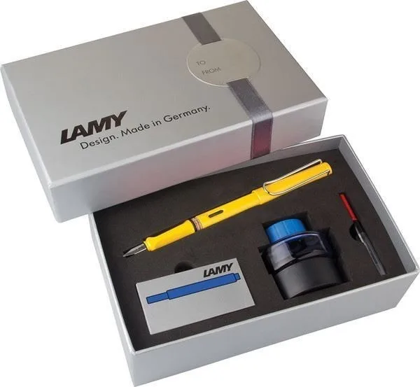 Lamy Safari Dolma Kalem Mürekkep+kartuş Set Sarı 18ds-m