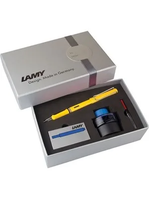 Lamy Safari Dolma Kalem Mürekkep+kartuş Set Sarı 18ds-m