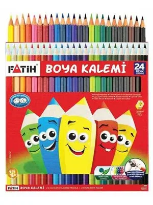 Fatih 24 Renk Tam Boy Kuruboya Kalemi 33225