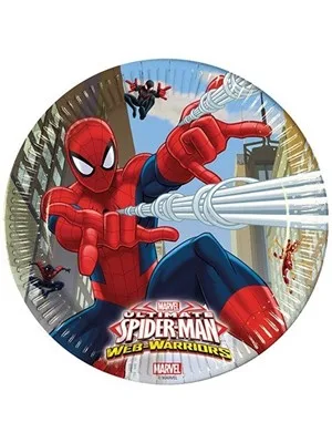 Nedi 23 Cm Karton Tabak Lisanslı 8 Li Spiderman Crime Fighter 95043