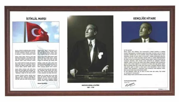 İnterpano 50x90 3 Lü Milli Levha Lamine Çerçeve Int-750-5l