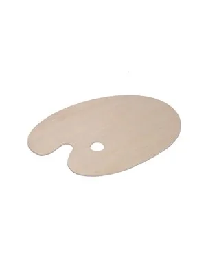 Aras 40x50 Cm Ahşap Oval Palet G161