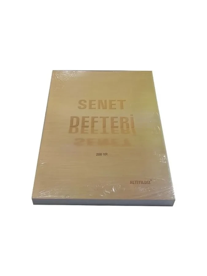 Altınyıldız Karton Kapak Senet Defteri 200yp 01002