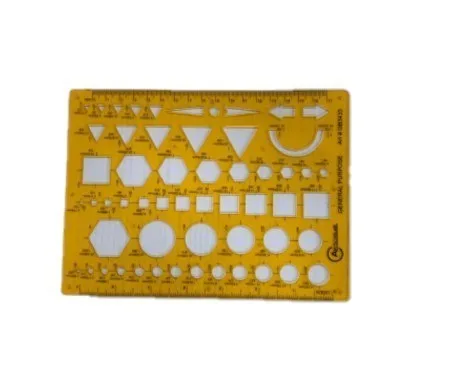Artscholar Teknik Çizim Geometrik Şekiller Şablonu Gb3433