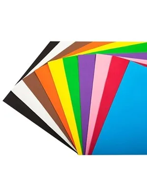 Ediz 50x70 220 Gr Dokulu Fon Kartonu M.renkler