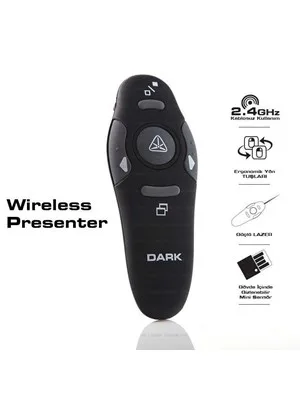 Dark Dk-ac-wp03 2.4ghz Kırmızı Lazerli Sunum Kumandası