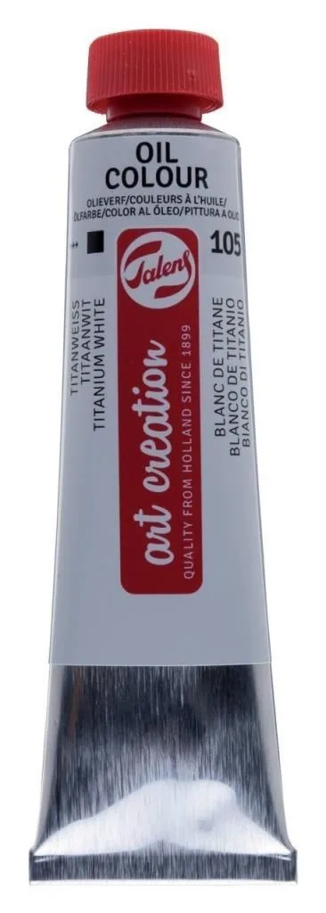 Talens 40 Ml Art Creatıon Yağlı Boya Tıtanıum Whıte 105