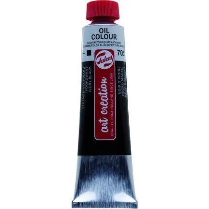 Talens 40 Ml Art Creatıon Yağlı Boya Ivory Black 701