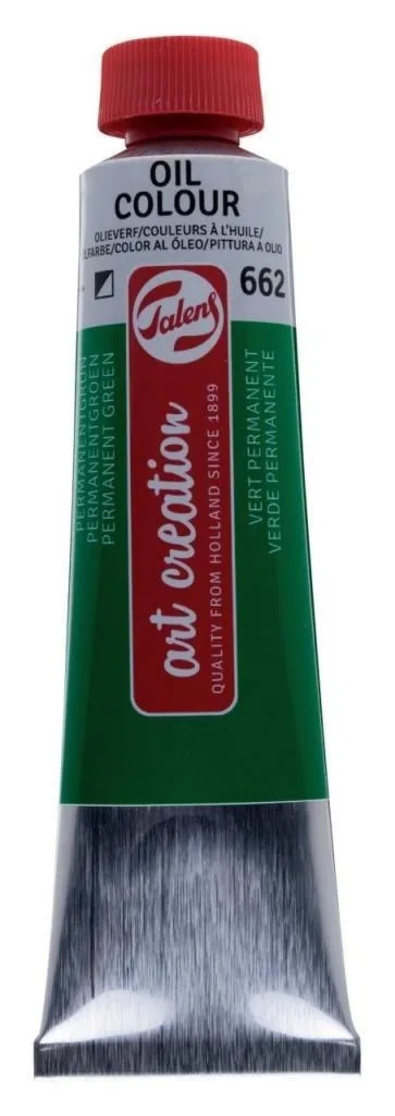 Talens 40 Ml Art Creatıon Yağlı Boya Permanent Green 662