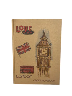 Lizy 20x28 Kraft Sert Kapak Defter Ivory Kağıt Çizgili 140 Yp Kf510ç