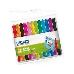 Gıpta Kıds Keçeli Kalem 12 Renk K-401