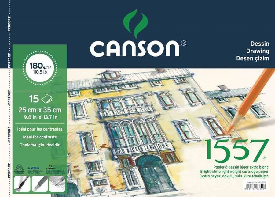 Canson 25x35 Resim Defteri 15 Yp 180 Gr 180152535 1557