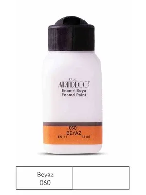 Artdeco Enamel 75 Ml Cam ve Seramik Boyası Beyaz 130 I-060
