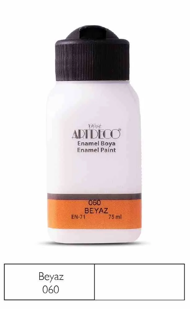 Artdeco Enamel 75 Ml Cam ve Seramik Boyası Beyaz 130 I-060