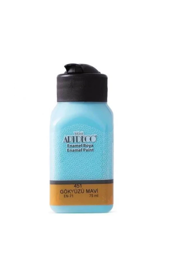 Artdeco Enamel 75 Ml Cam ve Seramik Boyası Gökyüzü Mavi 130 I-451