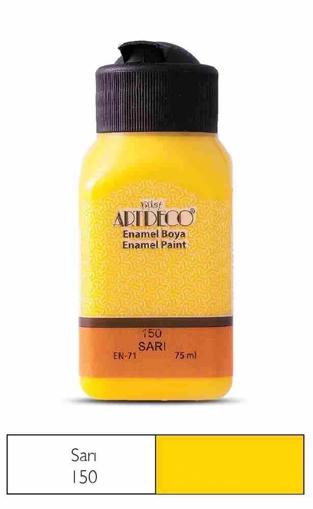 Artdeco Enamel 75 Ml Cam ve Seramik Boyası Sarı 130 I-150