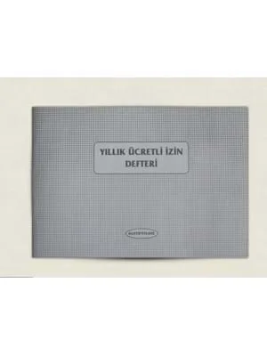 Altınyıldız 40yp Yıllık Ücretli İzin Defteri Karton Kapak