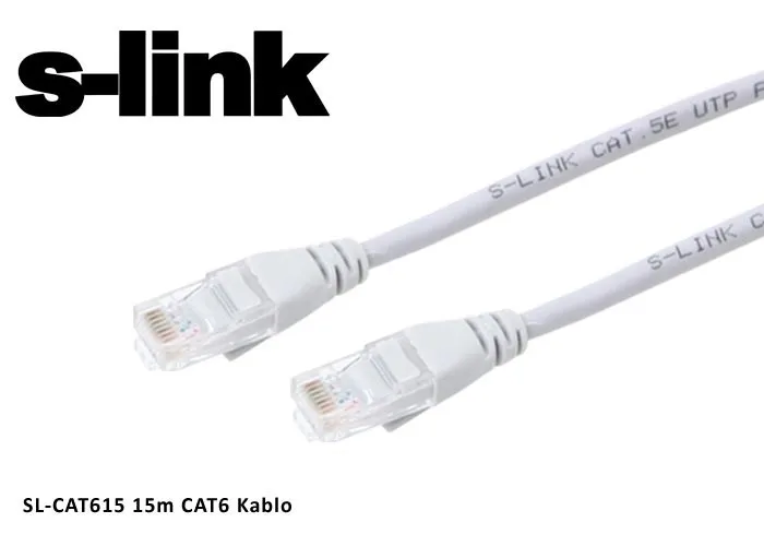 S-lınk 15m Sl-cat615 Cat6 Kablo