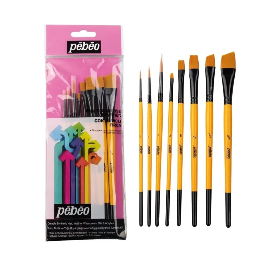 Pebeo Fırça Seti 8"li Set-6