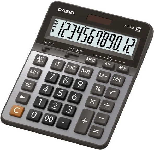 Casio Gx-120b Masa Tipi 12 Hane Hesap Makinesi