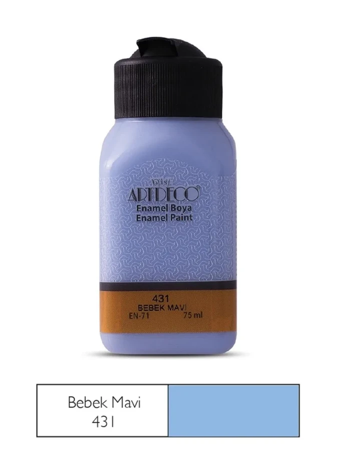 Artdeco Enamel 75 Ml Cam ve Seramik Boyası Bebek Mavi 130 I-431