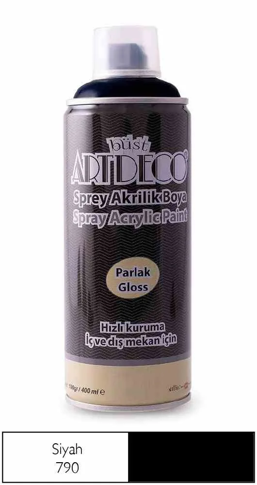 Artdeco 400 Ml Sprey Boya Siyah 400-790