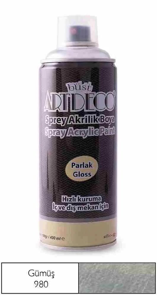 Artdeco 400 Ml Sprey Boya Gümüş 400-980