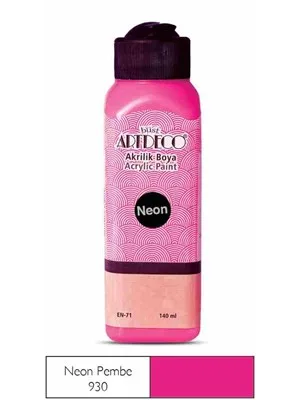 Artdeco 140 Ml Akrilik Boya Neon Pembe 70r-3930