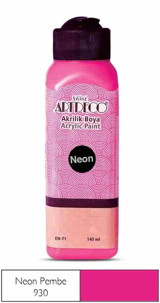 Artdeco 140 Ml Akrilik Boya Neon Pembe 70r-3930