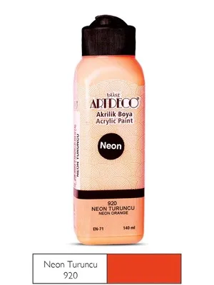 Artdeco 140 Ml Akrilik Boya Neon Turuncu 70r-920
