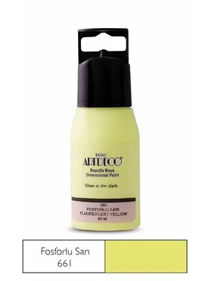 Artdeco 60 Ml Üç Boyutlu Boya Neon Sarı 661