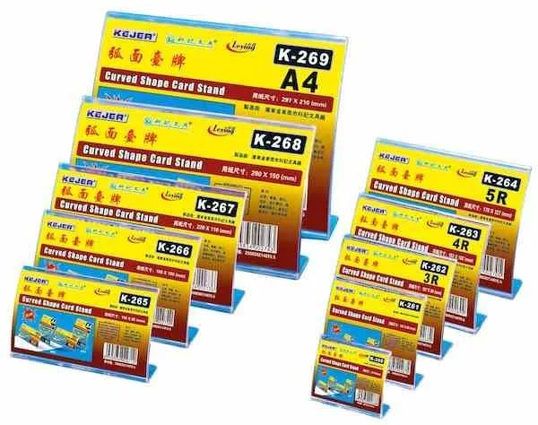 Kejea 100x80 Mm Afiş Taşıyıcı Yatay Bombeli K-261