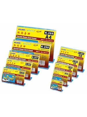 Kejea 100x80 Mm Afiş Taşıyıcı Yatay Bombeli K-261