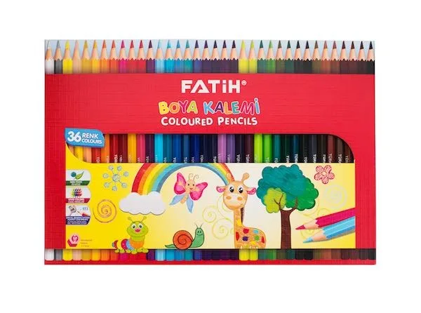 Fatih 36 Renk Tam Boy Kuruboya Kalemi 33245