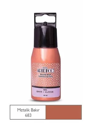 Artdeco 60 Ml Metalic Boyutlu Boya Bakır 683